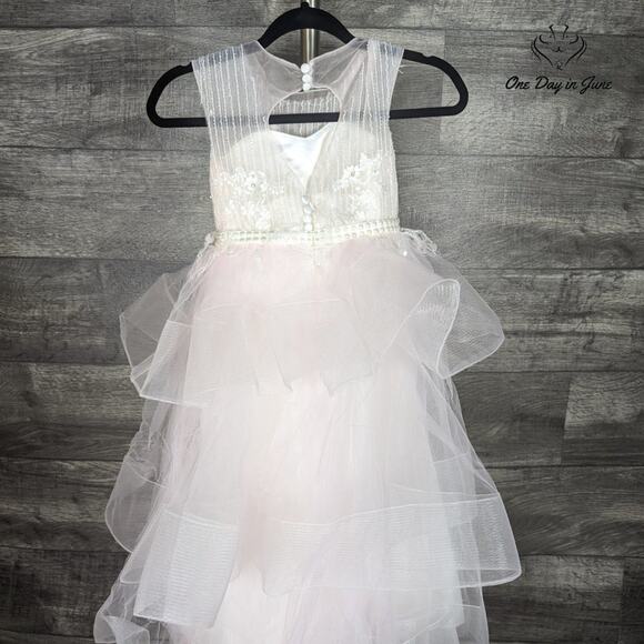 IBTOM CASTLE Sleeveless Tulle Dress Size 6-7 - Picture 2 of 4